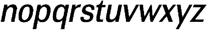 Altavion MedSemiCondIta otf (400) Font LOWERCASE