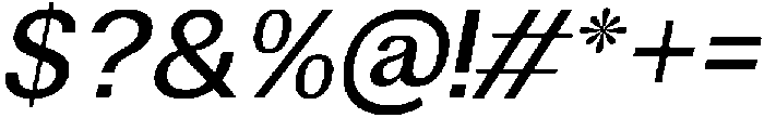 Altavion MediumItalic otf (500) Font OTHER CHARS