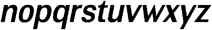 Altavion SemBdSemiCondIta otf (400) Font LOWERCASE