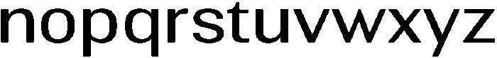Altavion SemiExpanded otf (400) Font LOWERCASE