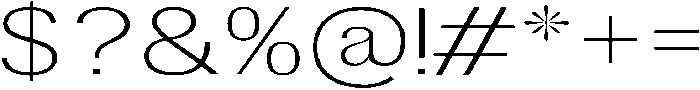 Altavion ThinExpanded otf (100) Font OTHER CHARS