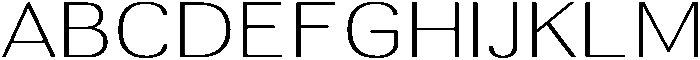 Altavion ThinExpanded otf (100) Font UPPERCASE