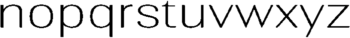 Altavion ThinExpanded otf (100) Font LOWERCASE