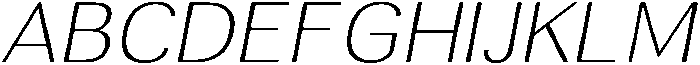 Altavion ThinSemExpIta otf (100) Font UPPERCASE