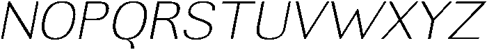 Altavion ThinSemExpIta otf (100) Font UPPERCASE