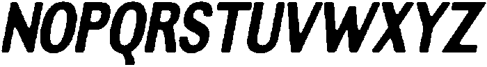 AltavionSoft BlackCondIta otf (900) Font UPPERCASE