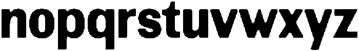AltavionSoft BlackSemCond otf (900) Font LOWERCASE
