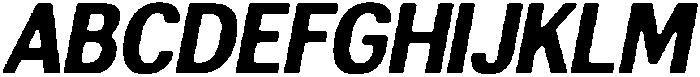 AltavionSoft BlackSemCondIta otf (900) Font UPPERCASE
