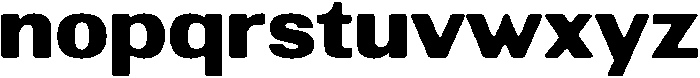 AltavionSoft BlackSemExp otf (900) Font LOWERCASE