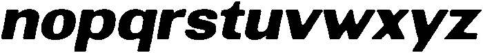 AltavionSoft BlackSemExpIta otf (900) Font LOWERCASE