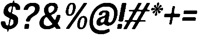 AltavionSoft BoldSemCondIta otf (700) Font OTHER CHARS