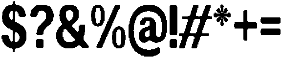 AltavionSoft ExtBdCond otf (700) Font OTHER CHARS