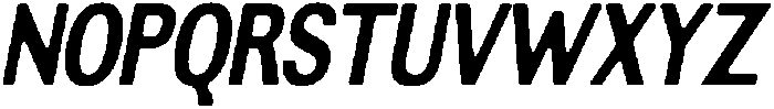AltavionSoft ExtBdCondIta otf (700) Font UPPERCASE
