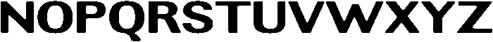 AltavionSoft ExtBdExp otf (700) Font UPPERCASE