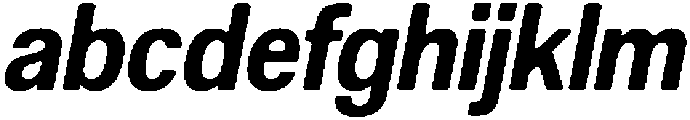 AltavionSoft ExtBdSemCondIta otf (700) Font LOWERCASE