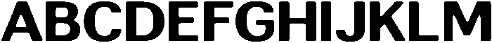 AltavionSoft ExtBdSemExp otf (700) Font UPPERCASE