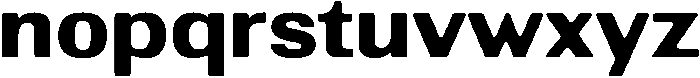 AltavionSoft ExtBdSemExp otf (700) Font LOWERCASE