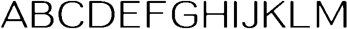 AltavionSoft ExtLtExp otf (200) Font UPPERCASE