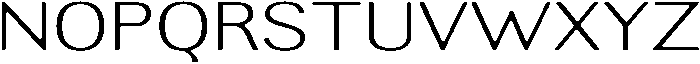 AltavionSoft ExtLtExp otf (200) Font UPPERCASE