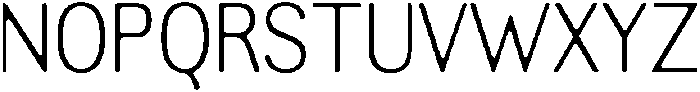 AltavionSoft ExtLtSemCond otf (200) Font UPPERCASE