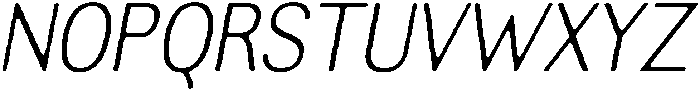 AltavionSoft ExtLtSemCondIta otf (200) Font UPPERCASE
