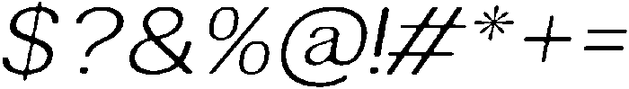 AltavionSoft ExtLtSemExpIta otf (200) Font OTHER CHARS