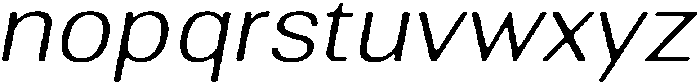 AltavionSoft ExtLtSemExpIta otf (200) Font LOWERCASE