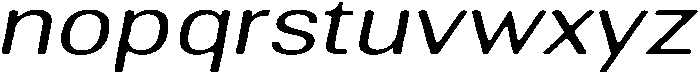 AltavionSoft LightExpIta otf (300) Font LOWERCASE