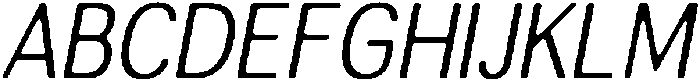 AltavionSoft LightSemCondIta otf (300) Font UPPERCASE