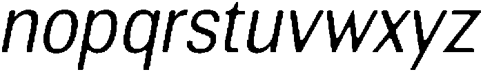 AltavionSoft LightSemCondIta otf (300) Font LOWERCASE
