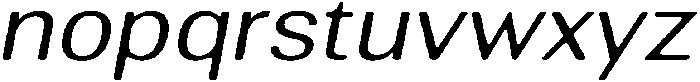 AltavionSoft LightSemExpIta otf (300) Font LOWERCASE