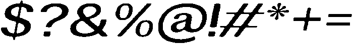 AltavionSoft MedExpIta otf (500) Font OTHER CHARS