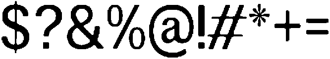 AltavionSoft MedSemCond otf (500) Font OTHER CHARS