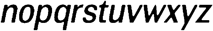 AltavionSoft MedSemCondIta otf (500) Font LOWERCASE