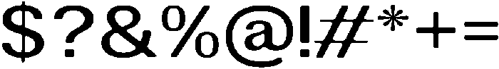 AltavionSoft MedSemExp otf (500) Font OTHER CHARS