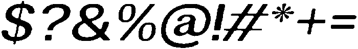 AltavionSoft MedSemExpIta otf (500) Font OTHER CHARS