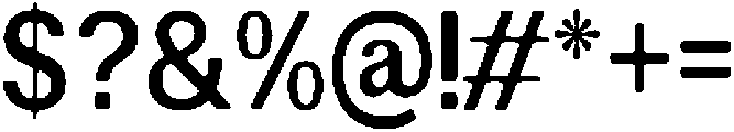 AltavionSoft SemBdSemCond otf (600) Font OTHER CHARS