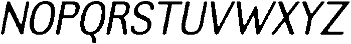 AltavionSoft SemCondIta otf (400) Font UPPERCASE