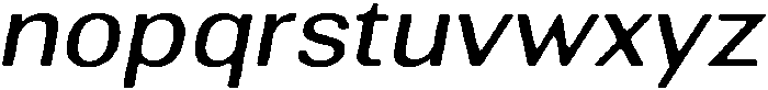 AltavionSoft SemExpIta otf (400) Font LOWERCASE