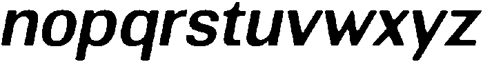 AltavionSoft SemiBoldItalic otf (600) Font LOWERCASE