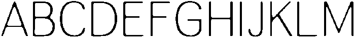 AltavionSoft Thin otf (100) Font UPPERCASE