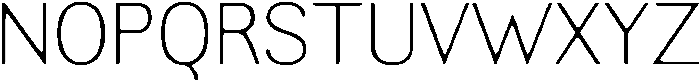 AltavionSoft Thin otf (100) Font UPPERCASE