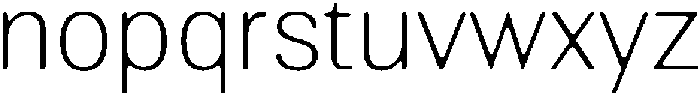AltavionSoft Thin otf (100) Font LOWERCASE