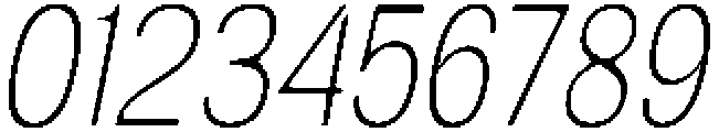 AltavionSoft ThinCondIta otf (100) Font OTHER CHARS