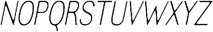 AltavionSoft ThinCondIta otf (100) Font UPPERCASE