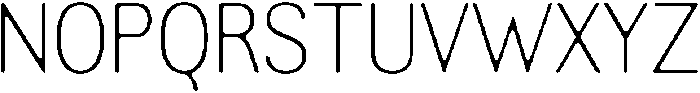 AltavionSoft ThinSemCond otf (100) Font UPPERCASE