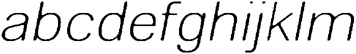 AltavionSoft ThinSemExpIta otf (100) FONT