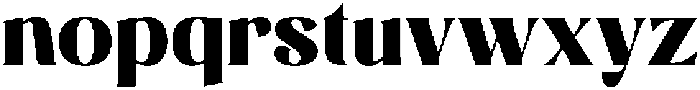 AltayaRomance Bold otf (700) Font LOWERCASE
