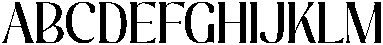 AltayaRomance Light otf (300) Font UPPERCASE