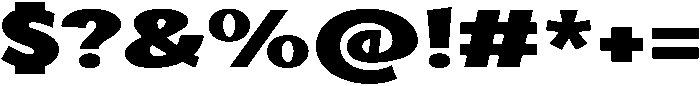 Alterglam Black otf (900) Font OTHER CHARS